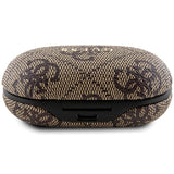 TWS Guess 4G Metal Bluetooth-hovedtelefoner med ENC-dockingstation - brun