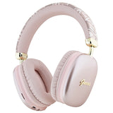 Guess GCube Metallic Script Logo Headphones - Pink