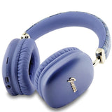 Guess GCube Metallic Script Logo Headphones - lilla