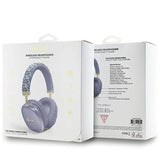 Guess GCube Metallic Script Logo Headphones - lilla