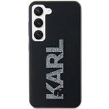 Karl Lagerfeld 3D Rubber Glitter Logo case for Samsung Galaxy S23+ - black