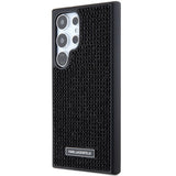 Karl Lagerfeld Rhinestone Metal Logo case for Samsung Galaxy S24 Ultra - black