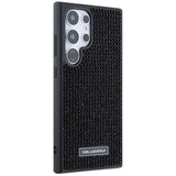 Karl Lagerfeld Rhinestone Metal Logo case for Samsung Galaxy S24 Ultra - black