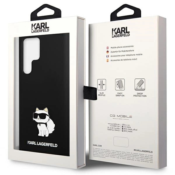 Karl Lagerfeld Silicone Choupette case for Samsung Galaxy S24 Ultra - black