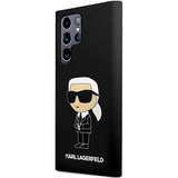 Karl Lagerfeld Silicone Ikonik case for Samsung Galaxy S24 Ultra - black