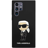 Karl Lagerfeld Silicone Ikonik case for Samsung Galaxy S24 Ultra - black