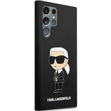 Karl Lagerfeld Silicone Ikonik case for Samsung Galaxy S24 Ultra - black