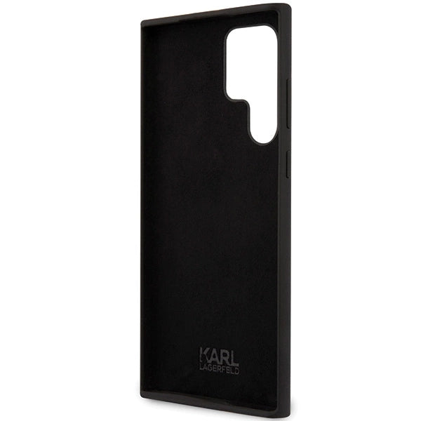 Karl Lagerfeld Silicone Ikonik case for Samsung Galaxy S24 Ultra - black