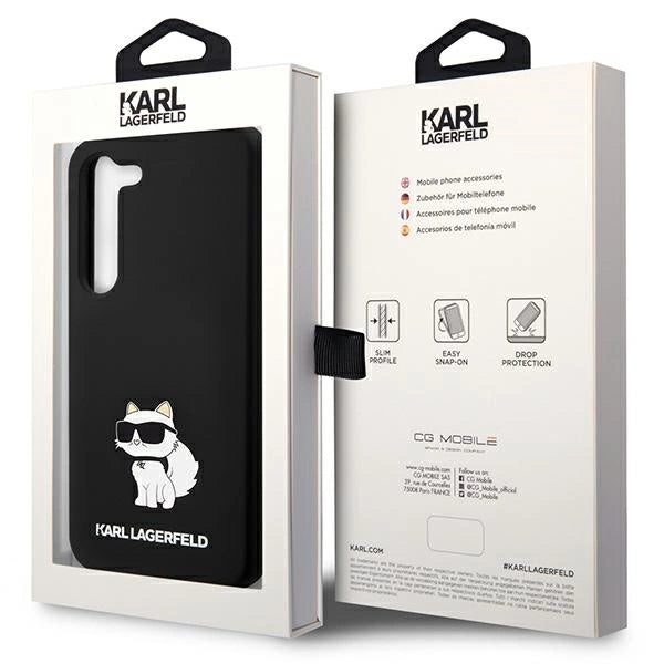 Karl Lagerfeld Silicone Choupette case for Samsung Galaxy S24+ - black