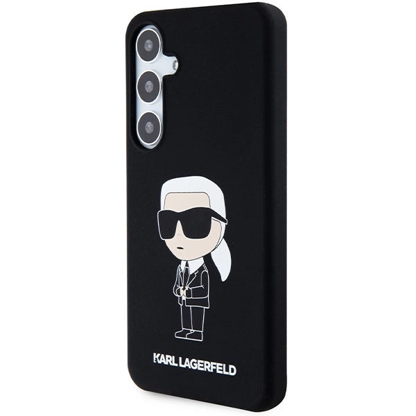 Karl Lagerfeld Silicone Ikonik case for Samsung Galaxy S24+ - black