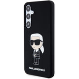 Karl Lagerfeld Silicone Ikonik case for Samsung Galaxy S24+ - black