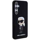 Karl Lagerfeld Silicone Ikonik case for Samsung Galaxy S24+ - black