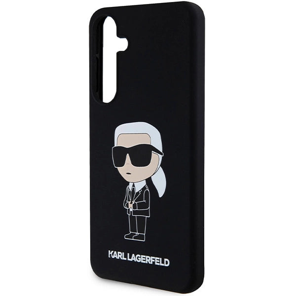 Karl Lagerfeld Silicone Ikonik case for Samsung Galaxy S24+ - black
