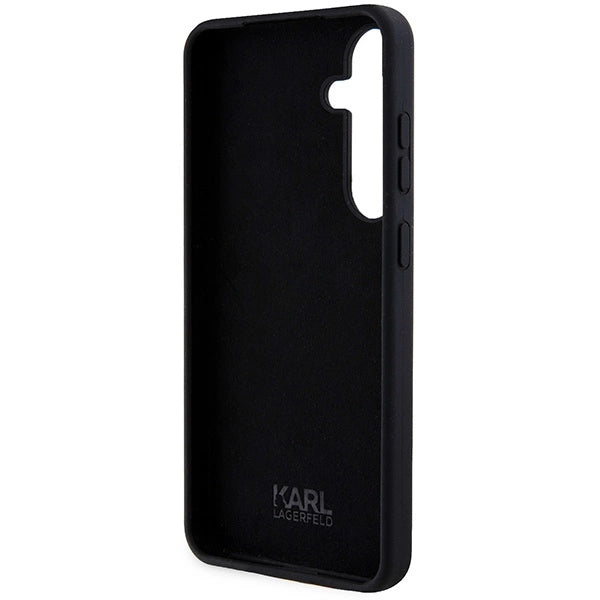 Karl Lagerfeld Silicone Ikonik case for Samsung Galaxy S24+ - black