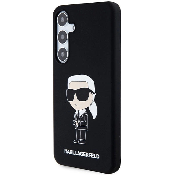 Karl Lagerfeld Silicone Ikonik case for Samsung Galaxy S24 - black