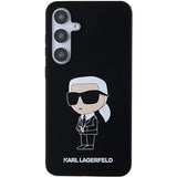 Karl Lagerfeld Silicone Ikonik case for Samsung Galaxy S24 - black