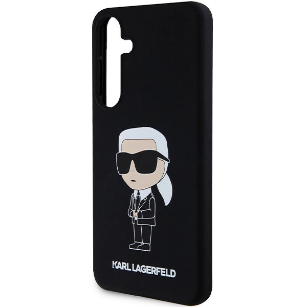 Karl Lagerfeld Silicone Ikonik case for Samsung Galaxy S24 - black