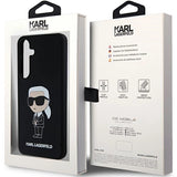 Karl Lagerfeld Silicone Ikonik case for Samsung Galaxy S24 - black