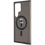Karl Lagerfeld IML Ikonik MagSafe Case for Samsung Galaxy S24 Ultra - Black