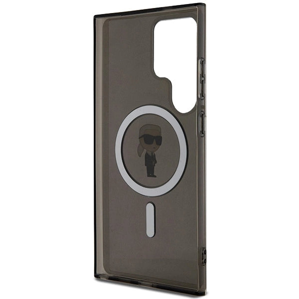Karl Lagerfeld IML Ikonik MagSafe Case for Samsung Galaxy S24 Ultra - Black