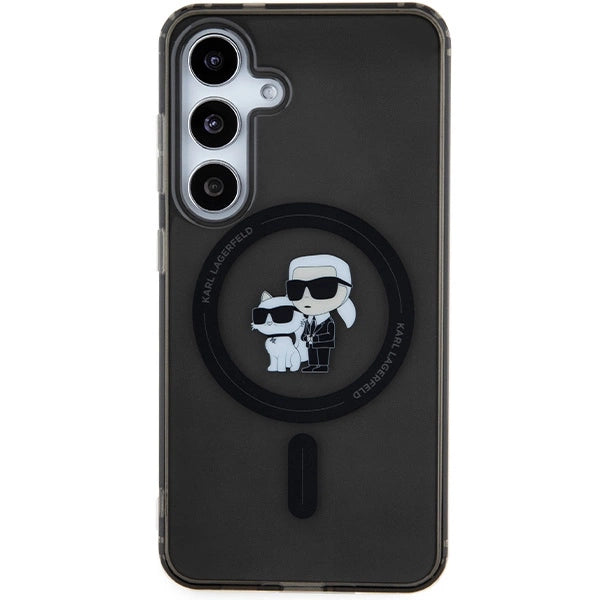Karl Lagerfeld IML Karl&Choupette MagSafe case for Samsung Galaxy S24 - black