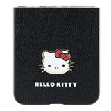 Hello Kitty Metal Logo Kitty Head case for Samsung Galaxy Z Flip 5 - black