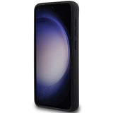 Karl Lagerfeld Silicone Karl&Choupette Metal Pin case for Samsung Galaxy S23+ - black