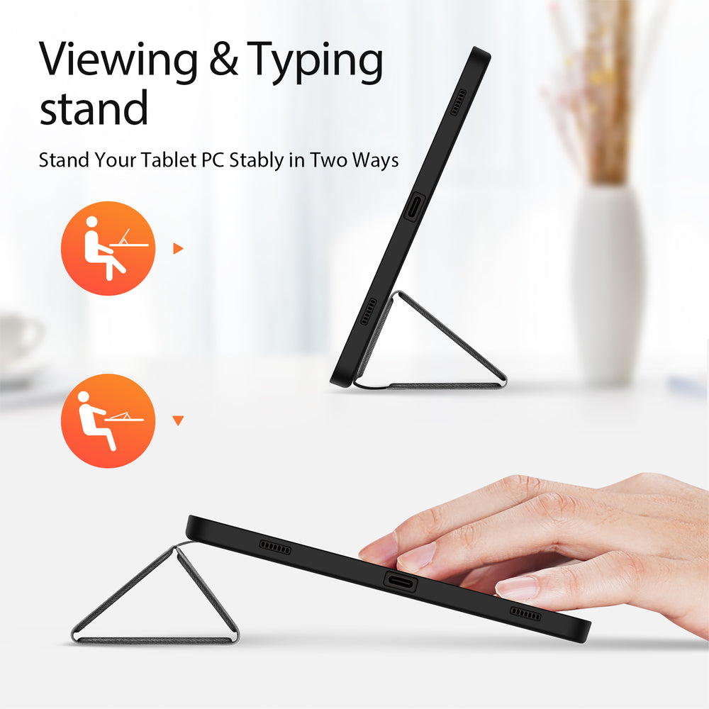 Dux Ducis Domo flip og smart sleep case til Samsung Galaxy Tab S9 - sort