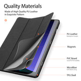 Dux Ducis Domo flip og smart sleep case til Samsung Galaxy Tab S9 - sort