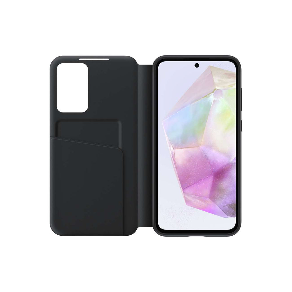 Samsung Smart View Wallet EF-ZA356CBEGWW flip case til Samsung Galaxy A35 - sort