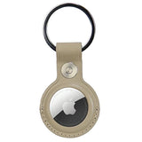 Audi AirTag-kasse af syntetisk læder - beige