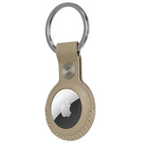 Audi AirTag-kasse af syntetisk læder - beige