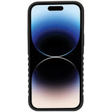 Audi Genuine Leather case med MagSafe til iPhone 14 Pro Max - sort og rød