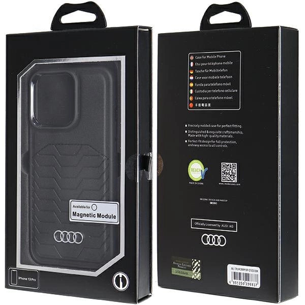 Audi Synthetic Leather case with MagSafe for iPhone 13 Pro / 13 - black