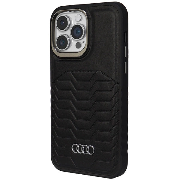 Audi Synthetic Leather case with MagSafe for iPhone 14 Pro Max - black