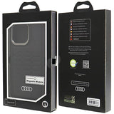 Audi Synthetic Leather case with MagSafe for iPhone 14 Pro Max - black
