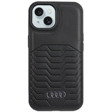 Audi Synthetic Leather Case with MagSafe for iPhone 15/14/13 - Black