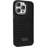 Audi Synthetic Leather case with MagSafe for iPhone 15 Pro Max - black