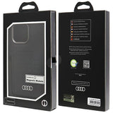 Audi Synthetic Leather case with MagSafe for iPhone 15 Pro Max - black