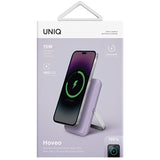 Powerbank Uniq Hoveo magnetisk 5000mAh USB-C 20W PD - lilla