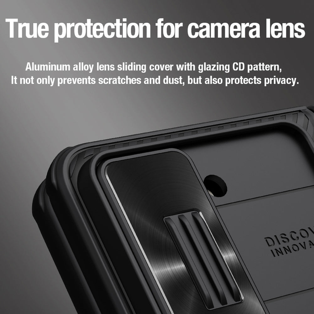 Nillkin CamShield Fold Case til Samsung Galaxy Z Fold 5 med ekstra stylus holder - sort