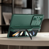 Nillkin CamShield Fold Case til Samsung Galaxy Z Fold 5 med ekstra stylus holder - sort