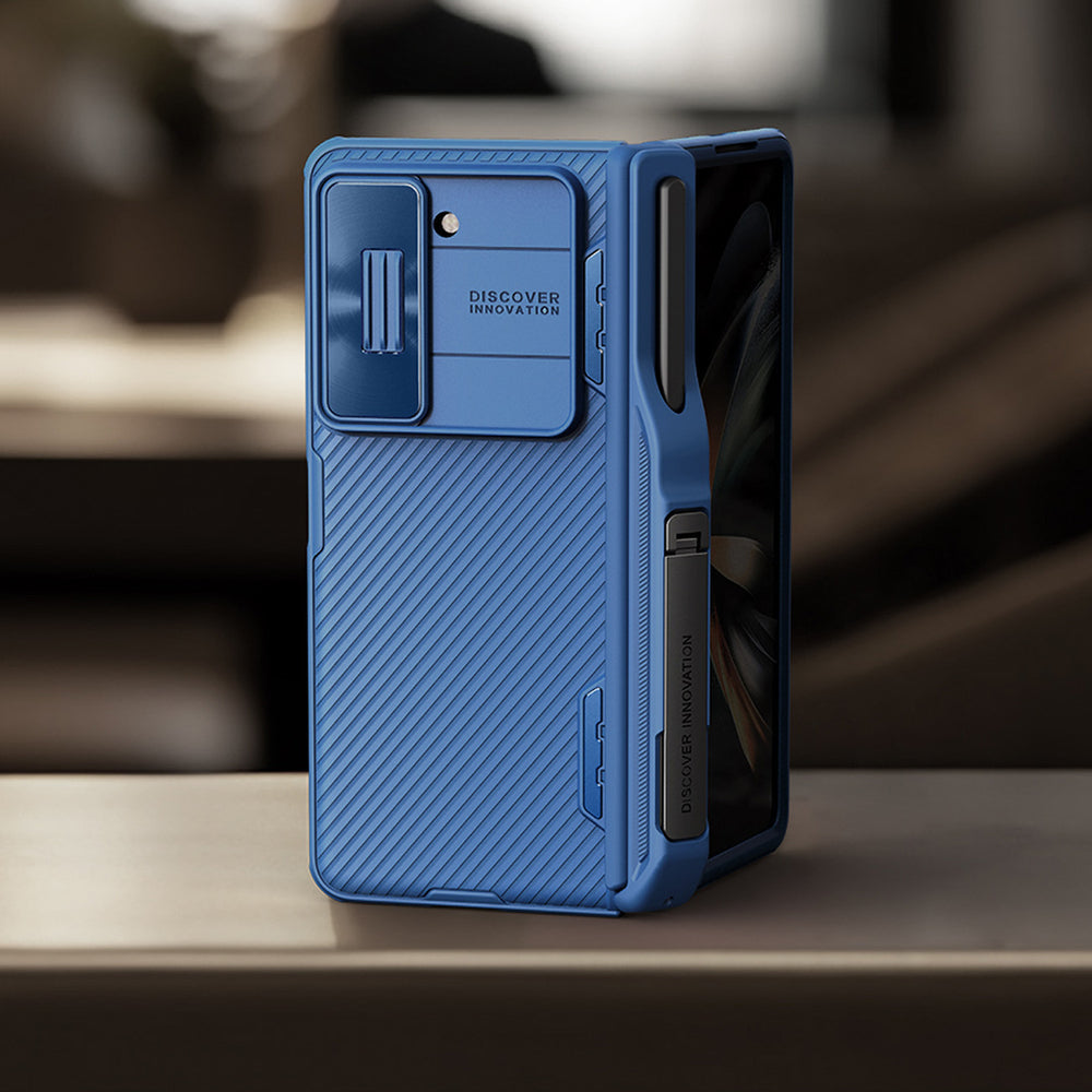 Nillkin CamShield Fold Case til Samsung Galaxy Z Fold 5 med ekstra stylus holder - sort