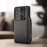 Nillkin CamShield Fold Case til Samsung Galaxy Z Fold 5 med ekstra stylus holder - sort