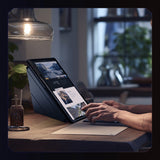 Nillkin Bumper Leather Case Pro-kasse til Samsung Galaxy Tab S9+ - sort