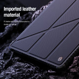 Nillkin Bumper Leather Case Pro-kasse til Samsung Galaxy Tab S9+ - sort