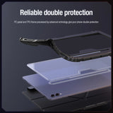 Nillkin Bumper Leather Case Pro-kasse til Samsung Galaxy Tab S9+ - sort