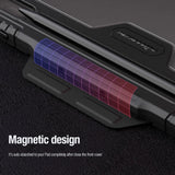 Nillkin Bumper Leather Case Pro-kasse til Samsung Galaxy Tab S9+ - sort