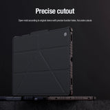 Nillkin Bumper Leather Case Pro-kasse til Samsung Galaxy Tab S9+ - sort