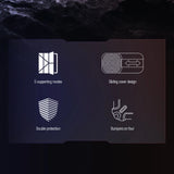 Nillkin Bumper Leather Case Pro-kasse til Samsung Galaxy Tab S9+ - sort